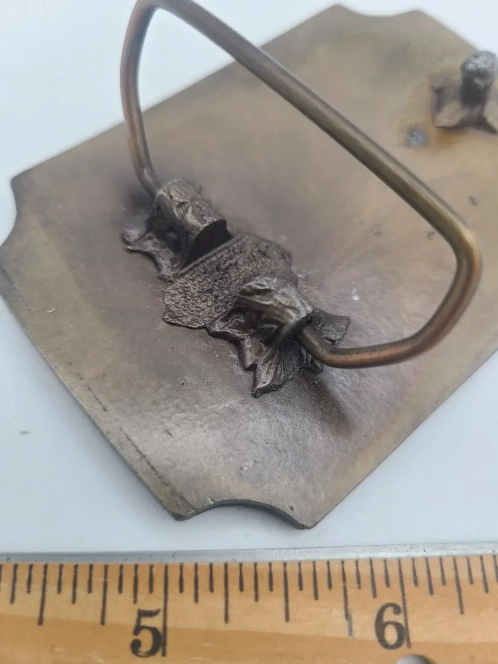 Cleveland Brass Belt Buckle 1921-1983 Carriage Wells Fargo?